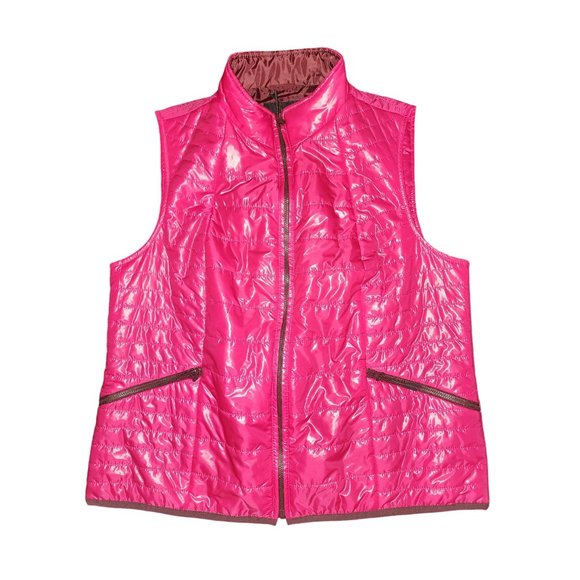 Womens Talbots Petites Pink quilted vest XL - Picture 1 of 4